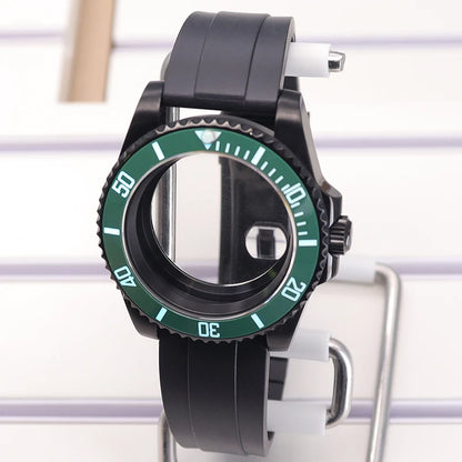Diving 40mm Watch Case For Nh34/35/36 Miyota 8215 Eta 2824 C3 Bezel Submariner