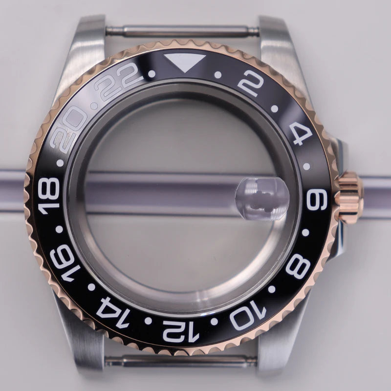 40mm Diver Watch Case For 4R NH35/36 NH38 NH70 Miyota8215 Eta2824 Sapphire Glass