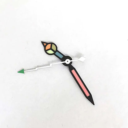 3Pins Green Luminous Watch Hands for NH35/NH36/4R/7S Modified Lightning Pointers