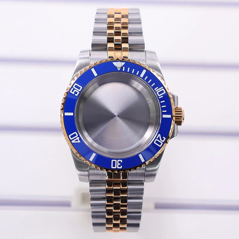 40mm Cases For NH35 NH34 NH36 NH38 NH70 Miyota8215 Eta2824 Unidirectional Bezel