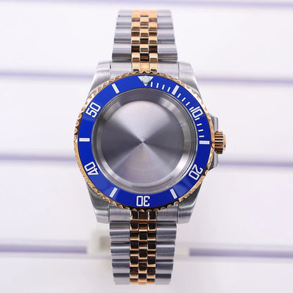 40mm Watch Case For NH35 NH34 NH36 NH70/Miyota8215/Eta2824 PT5000 Slide Buckle