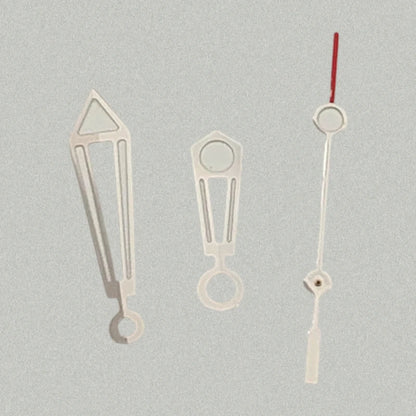 Modified Green Luminous Silver-Yellow Watch Hands for NH35/NH36/4R/7S Movement