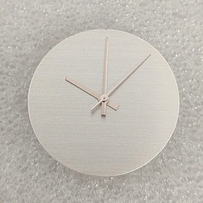 Solid Color No Date Vertical Striped Texture Watch dial with Hands for NH35/36
