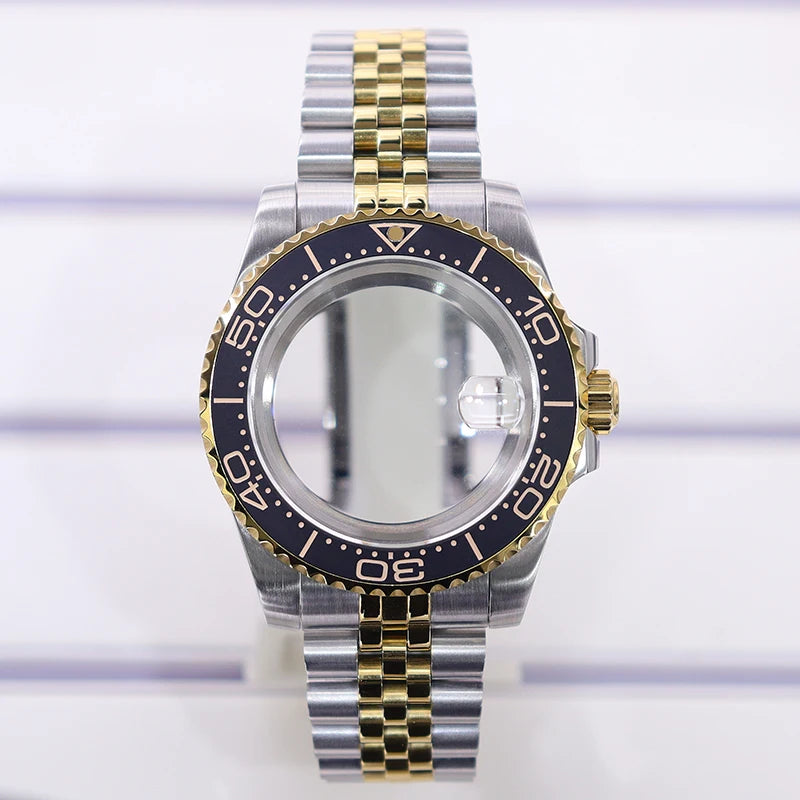 40mm Watch Case Sapphire For SUB Nh35 GMT Nh34 Nh36 Nh70 Nh72 2824 Miyota8215