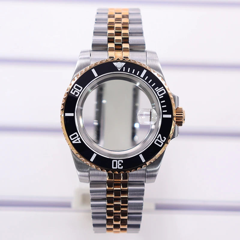 40mm Cases For NH35 NH34 NH36 NH38 NH70 Miyota8215 Eta2824 Unidirectional Bezel
