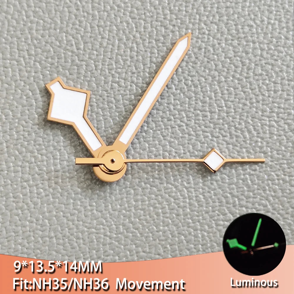 Luminous Watch Hands Pointers For Men's Watches With Suitable for NH35 NH36