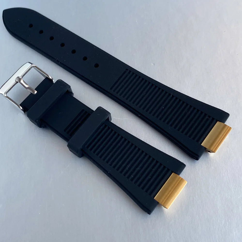 40mm Gold Plated Diving Watch Case with  20ATM Sapphire Glass for NH34 NH35