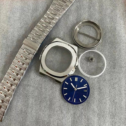 41mm Watch Case+Strap+Dial Metal lining Material Waterproof Fit NH35/NH36
