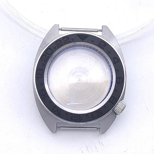 40mm Watch Case with Ceramic Bezel Shadow Ring Sapphire Crystal for NH35/NH36/4R