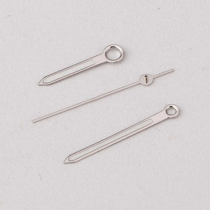 Simple Watch Hands With Green Luminous for NH35/NH36/4R/7S Movement