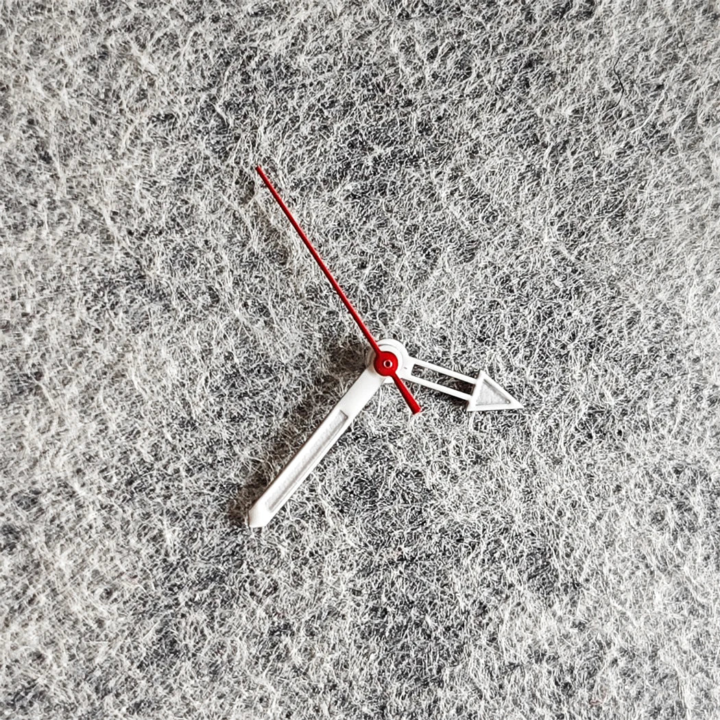 Green Luminous White Pointer Red Second Hand Watch Hands for NH35/NH36/4R/7S