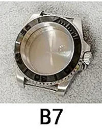 40mm SUB GMT Steel Watch Case for 2813/8215/2836/3804/8200 with Sapphire Glass