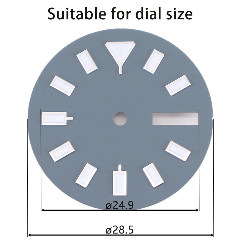 43mm Watch Case For NH34 NH35 NH36 NH38 Tuna Sapphire Crystal Luminous Bezel
