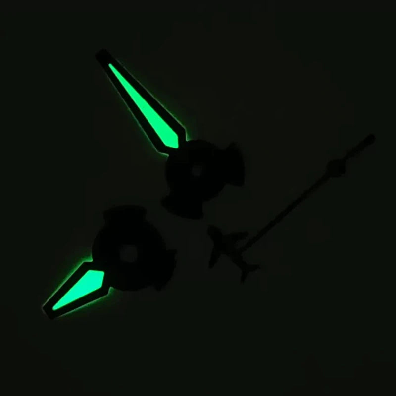 Modified Green Luminous Watch Hands Pointers for NH35/NH36/4R/7S Movement
