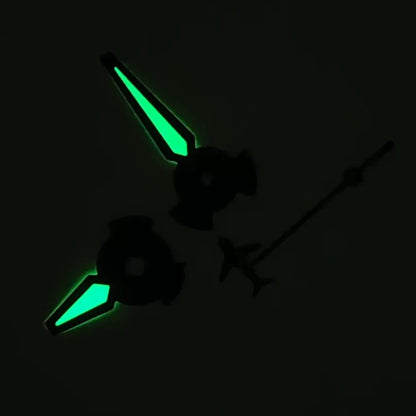 Modified Green Luminous Watch Hands Pointers for NH35/NH36/4R/7S Movement
