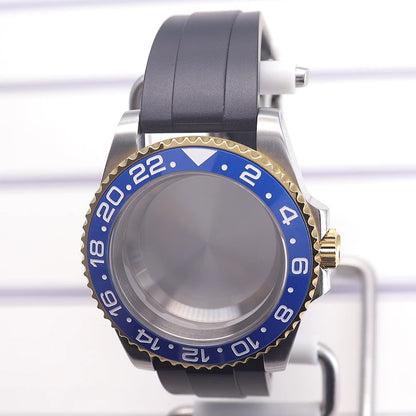 40mm Watch Case For nh35 nh36 nh34/38 Miyota8215 Eta2824 GMT SUB Case 120clicks