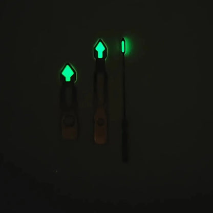 Modified Rose Hollow Pointer Green Luminous  Watch Hands or NH35/ NH36 Movement