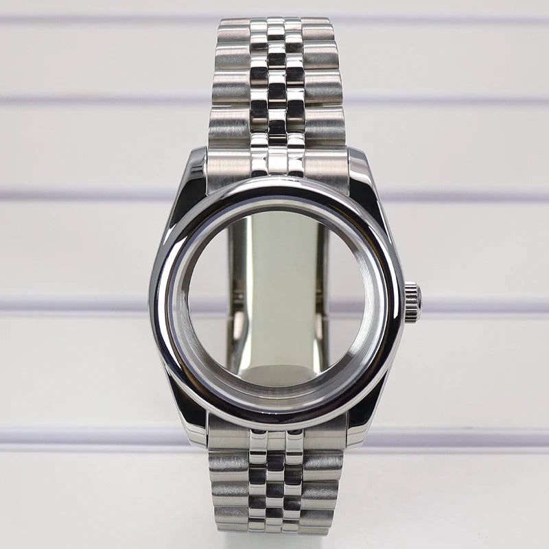 36/39mm Watch Case For NH35/36 NH38 NH70 Miyota 8215 Cases Sapphire Glass Oyster