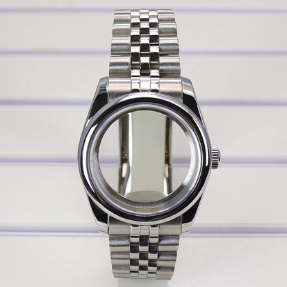 36/39mm Watch Case For NH35/36 NH38 NH70 Miyota 8215 Cases Sapphire Glass Oyster