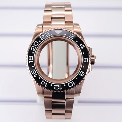 40mm Watch Case For NH35 NH36 NH70/8215/Eta2824 PT5000 NH34 Sapphire Glass