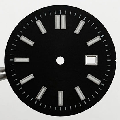 31MM Ladies Round Polished Fluted Bezel Sapphire Crystal Watch Case for NH05/06