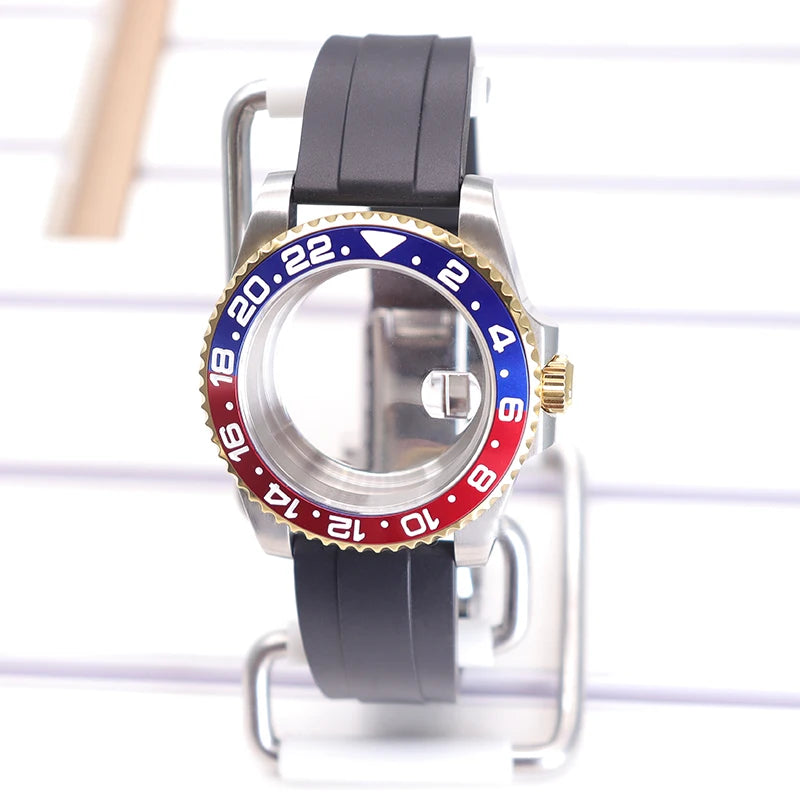 40mm Stainless Steel Watch Cases For Nh35 Nh34 Nh36 Nh70 Eta2824 8215 8205