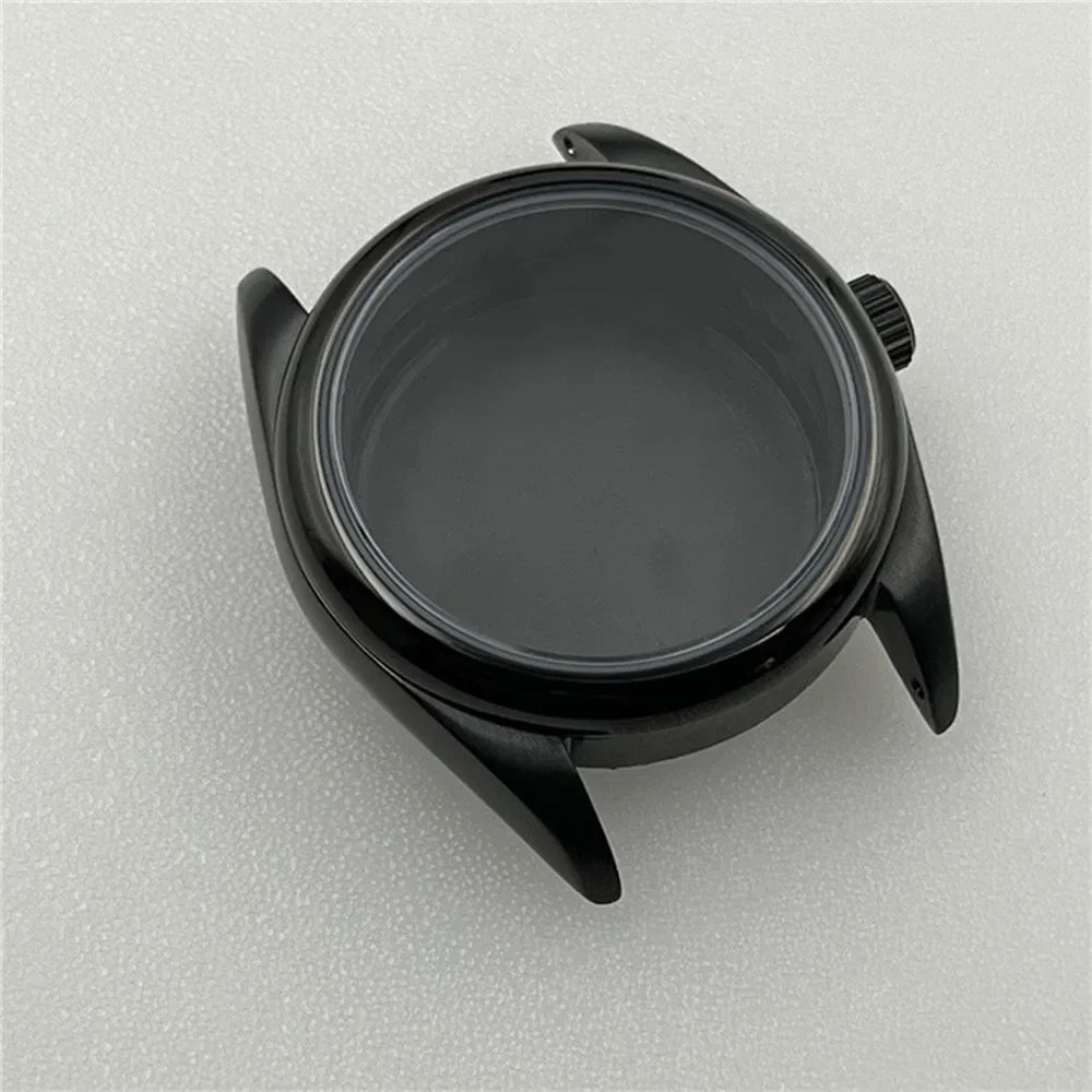 36mm Black/Silver Modified Diving Stainless Steel Watch Case for NH35 NH36