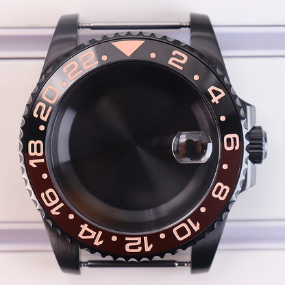 40mm Watch Case For NH34 NH35 NH36 NH38 NH70 4R36 Miyota 8215 Eta 2824 GMT SUB