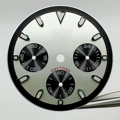 29.5mm VK63 Dial S Logo Dial Suitable For NH35/NH36 Movement Vertical Lines