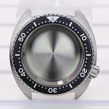 45mm Men's Watch Case With Chapter Ring For Mod Abalone NH35 NH36 NH34/38 4R36