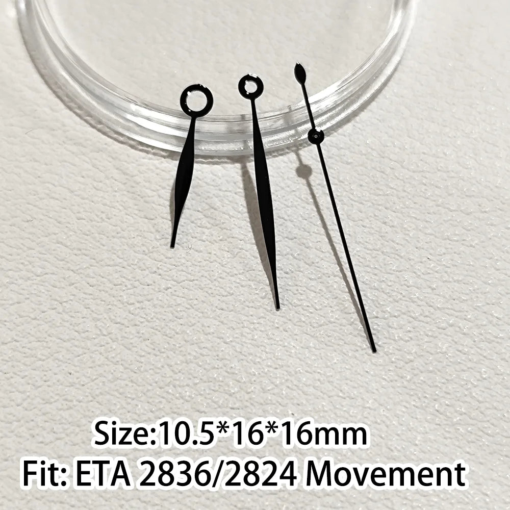 Modified Green Luminous Watch Hands Fit  ETA 2836 2824  Multiple Styles