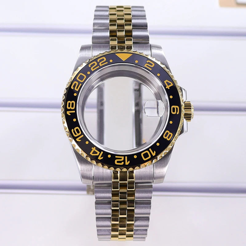 40mm Watch Case Sapphire For SUB Nh35 GMT Nh34 Nh36 Nh70 Nh72 2824 Miyota8215