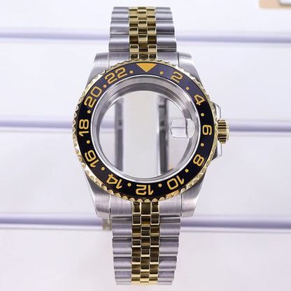 40mm Watch Case Sapphire For SUB Nh35 GMT Nh34 Nh36 Nh70 Nh72 2824 Miyota8215