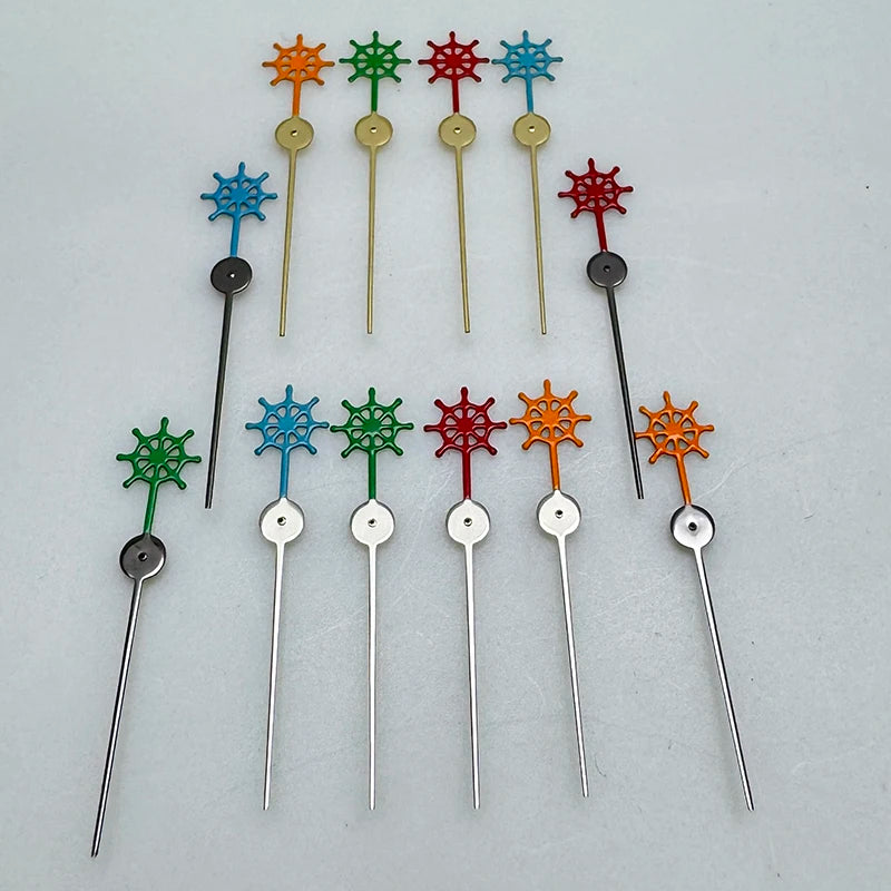 Modified NH35 Colorful Rudder 12.5mm Watch Hands for NH35/NH36/4R/7S Movement