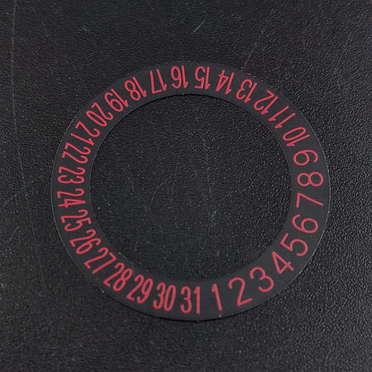 NH 35 watch calendar movement replacement parts with date and day wheel discs.