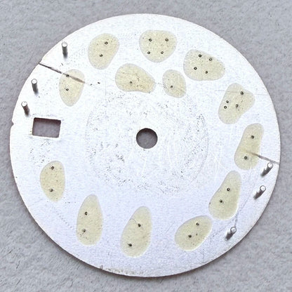 28.5mm S Logo SKX Minute Number Watch Dial Green Luminous Fit NH35/NH36/7S/4R