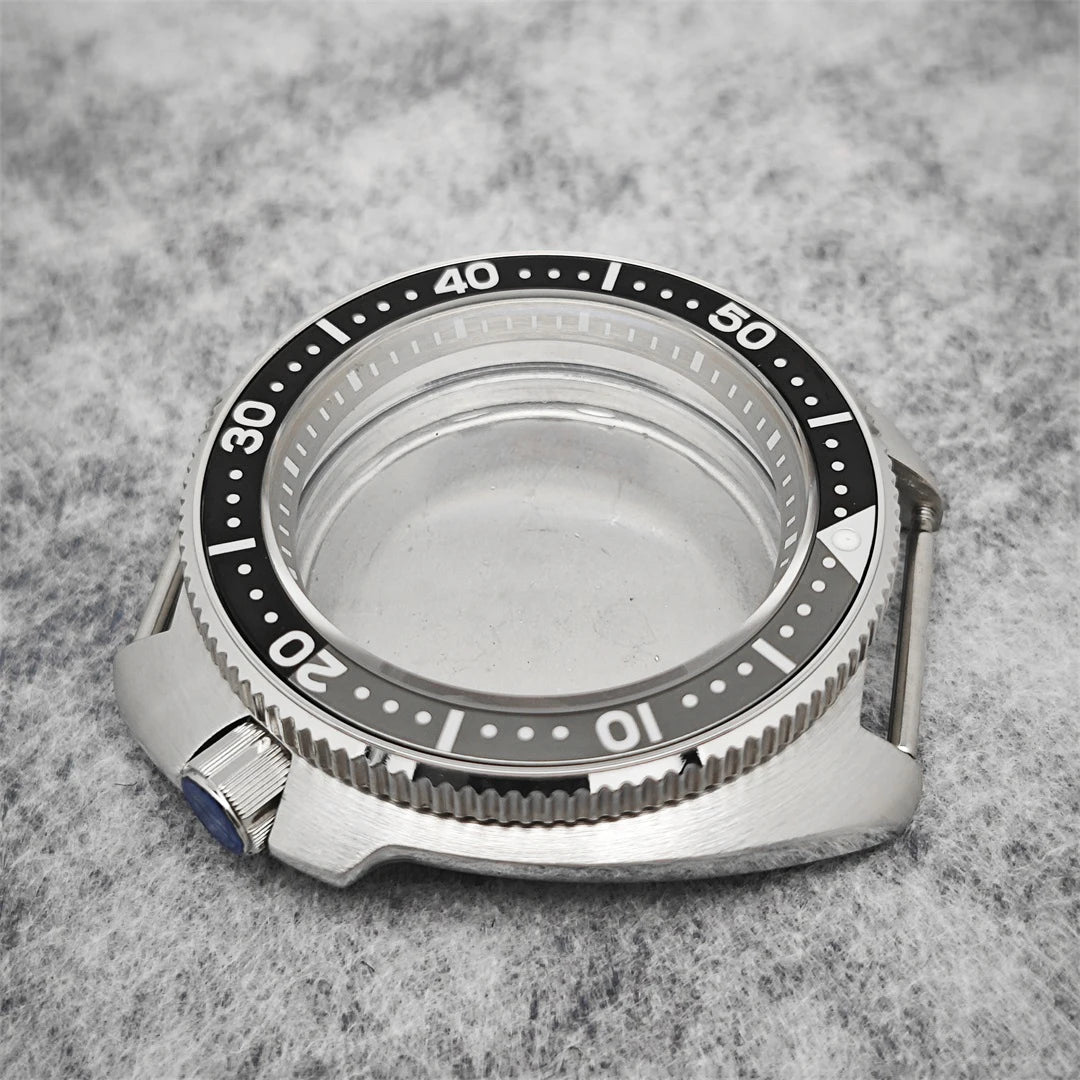41mm Stainless Steel Watch Case Sapphire Glass Black Inner Shadow for NH35/ NH36