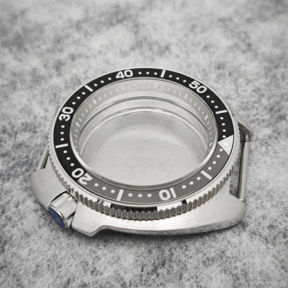 41mm Stainless Steel Watch Case Sapphire Glass Black Inner Shadow for NH35/ NH36