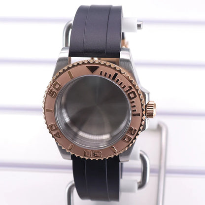 40mm Cases For NH35 NH34 NH36 NH38 NH70 Miyota8215 Eta2824 Unidirectional Bezel