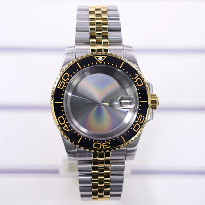 40mm Watch Case Sapphire Glass For Nh35 Nh34 Nh36 Nh72 2824 Miyota 8215 SUB GMT