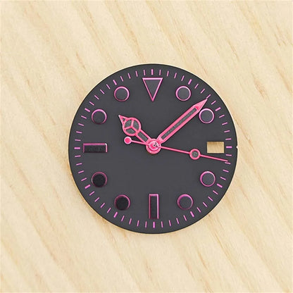 28.5mm Watch Dial + Watch Hands for NH34 NH35 4R35 Movement Modified Part