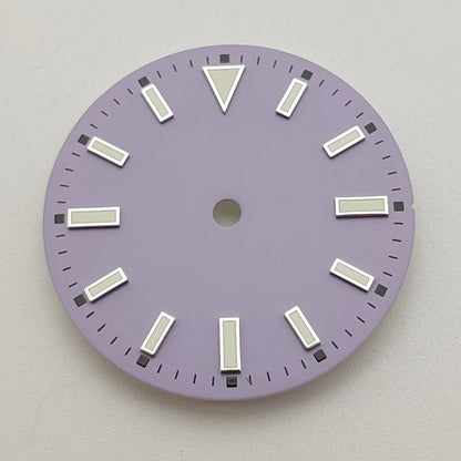 28.5mm Watch Dial Single Nail Scale Candy Colored Faces Modified for NH35/ 8215