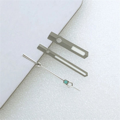 Green Luminous Watch Hands Set for NH34 NH35 NH36 Modified 3Pins Pointers