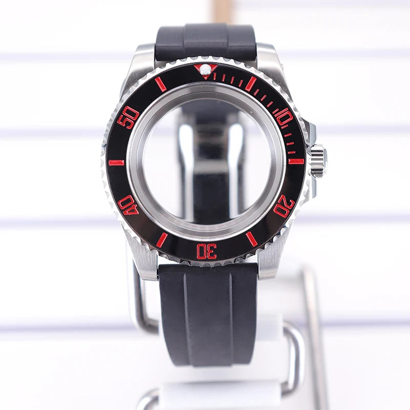 40mm Watch Case For 4R NH35 NH36 NH34/38 NH70 8215 Eta2824 PT5000 Sapphire Glass