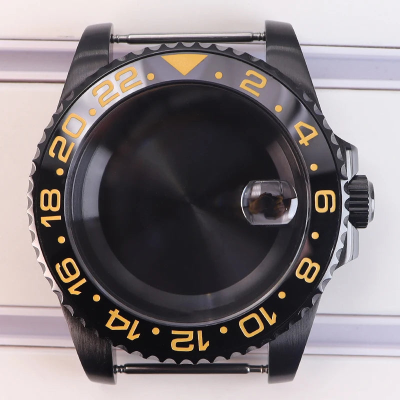40mm Watch Case For NH34 NH35 NH36 NH38 NH70 4R36 Miyota 8215 Eta 2824 GMT SUB