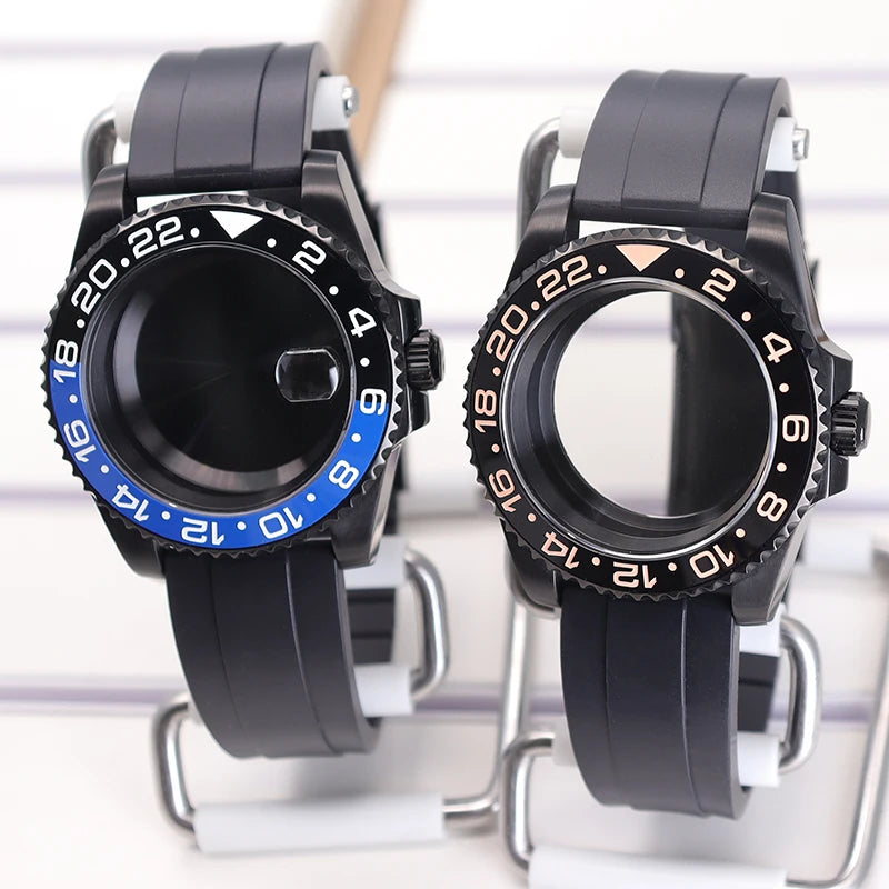 40mm Watch Case For NH35 NH34 NH36 4R36 NH70 Miyota 8215 Eta 2824 SUB GMT