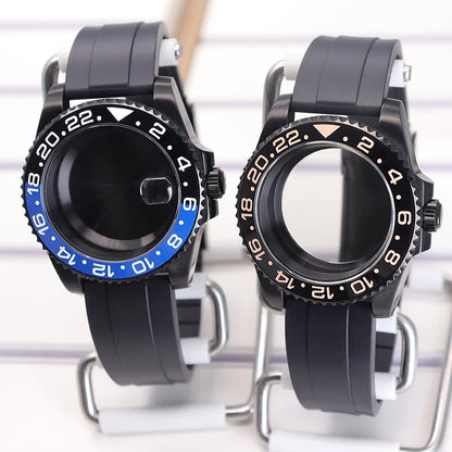 40mm Watch Case For NH35 NH34 NH36 4R36 NH70 Miyota 8215 Eta 2824 SUB GMT