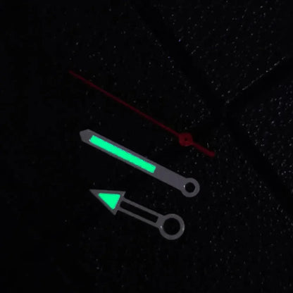 Green Luminous White Pointer Red Second Hand Watch Hands for NH35/NH36/4R/7S