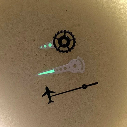 Green Luminous Modified Aircraft Second Hand Watch Hands for NH35/34/36/NH70