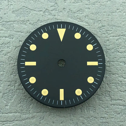 40mm Vintage 316L Steel Watch Case with Waterproof  For NH34/35 Nylon Strap